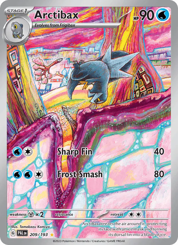 Carta Arctibax 209/193 de Paldea Evolved