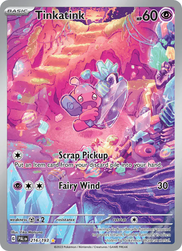 Carta Tinkatink 216/193 de Paldea Evolved