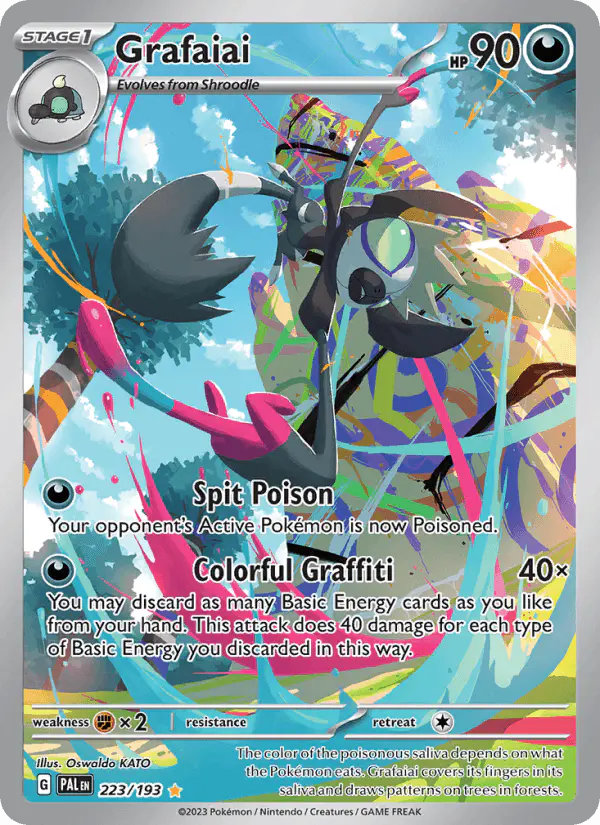 Carta Grafaiai 223/193 de Paldea Evolved