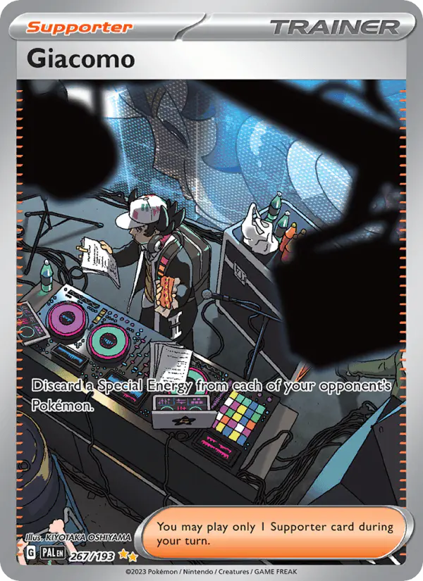 Carta Giacomo 267/193 de Paldea Evolved