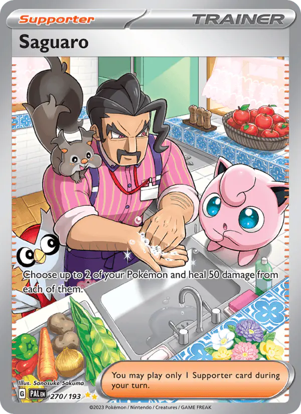 Carta Saguaro 270/193 de Paldea Evolved