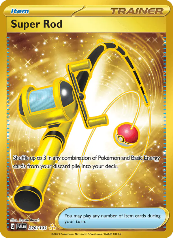 Carta Super Rod 276/193 de Paldea Evolved