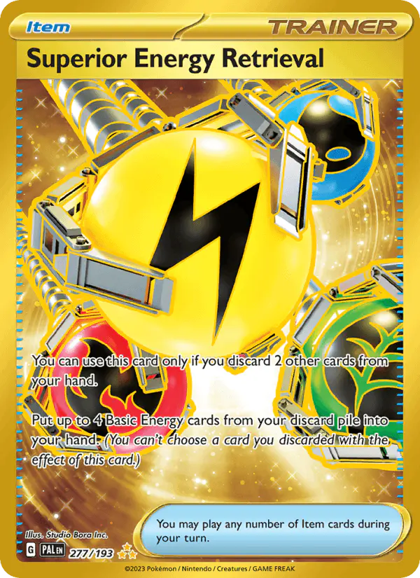Carta Superior Energy Retrieval 277/193 de Paldea Evolved