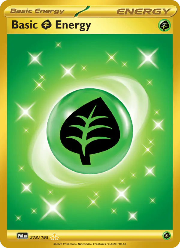 Carta Basic Grass Energy 278/193 de Paldea Evolved