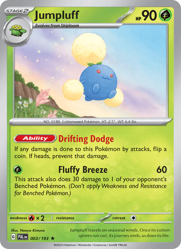 Carta Jumpluff 003/193 de Paldea Evolved