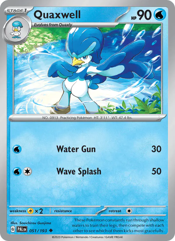Carta Quaxwell 051/193 de Paldea Evolved