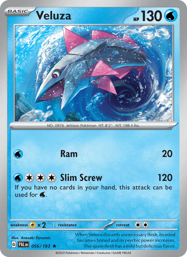Carta Veluza 056/193 de Paldea Evolved