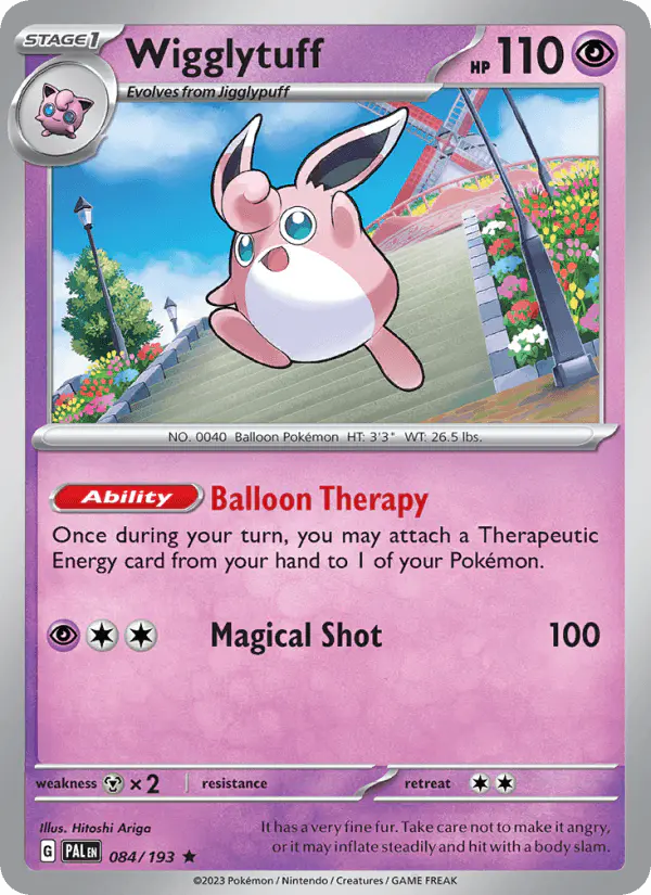 Carta Wigglytuff 084/193 de Paldea Evolved