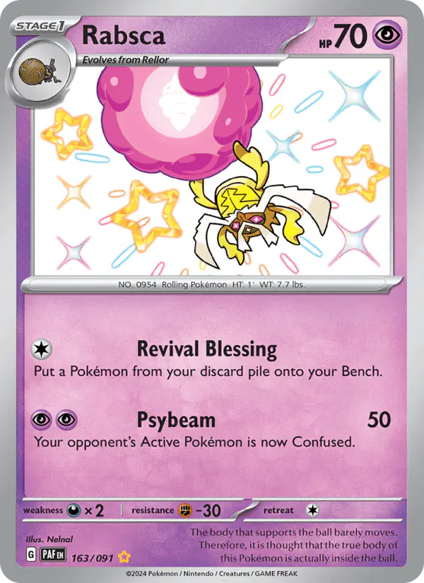 Carta Rabsca 163/091 de Paldean Fates