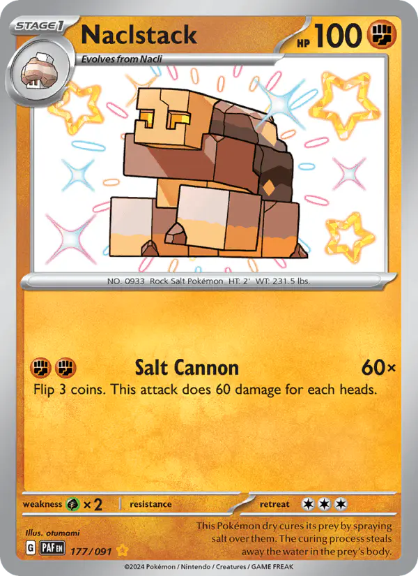 Carta Naclstack 177/091 de Paldean Fates