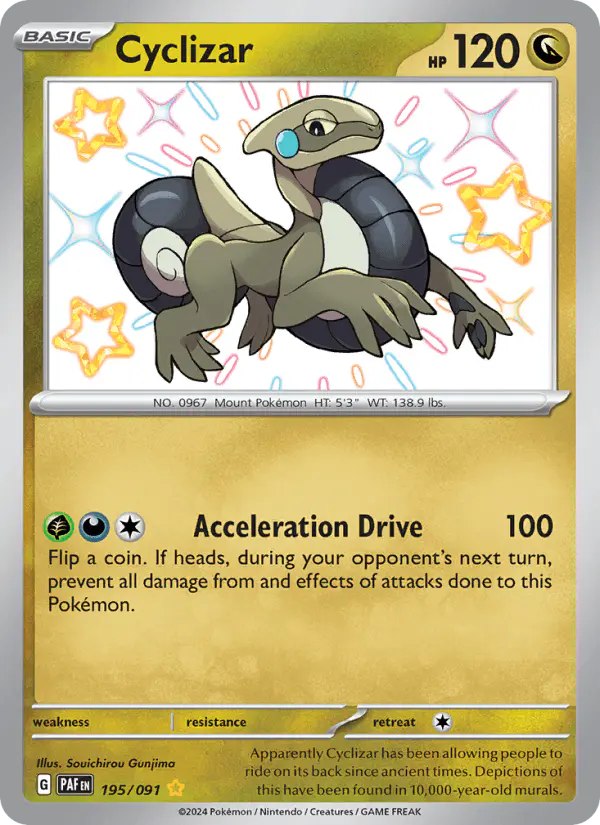 Carta Cyclizar 195/091 de Paldean Fates