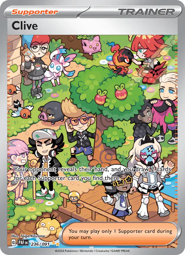 Carta Clive 236/091 de Paldean Fates