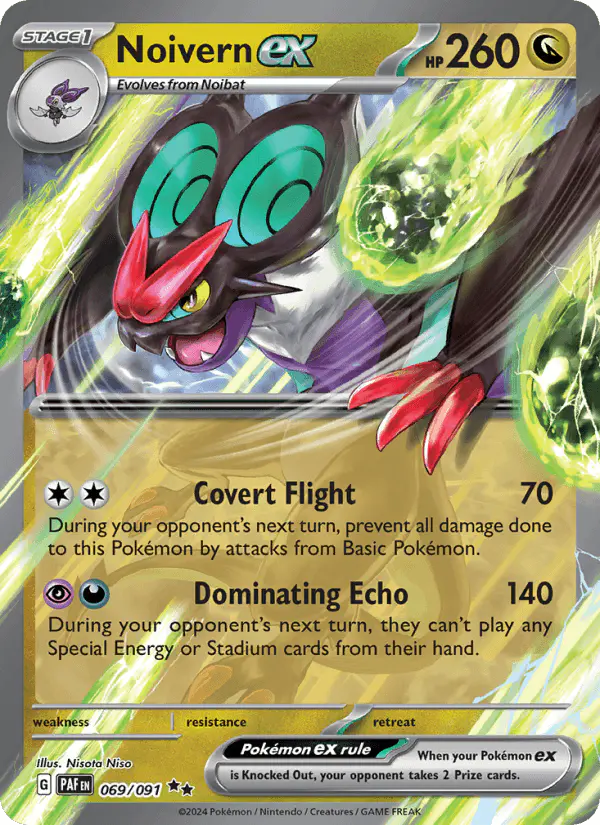 Carta Noivern ex 069/091 de Paldean Fates