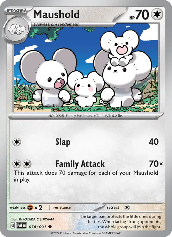 Carta Maushold 074/091 de Paldean Fates