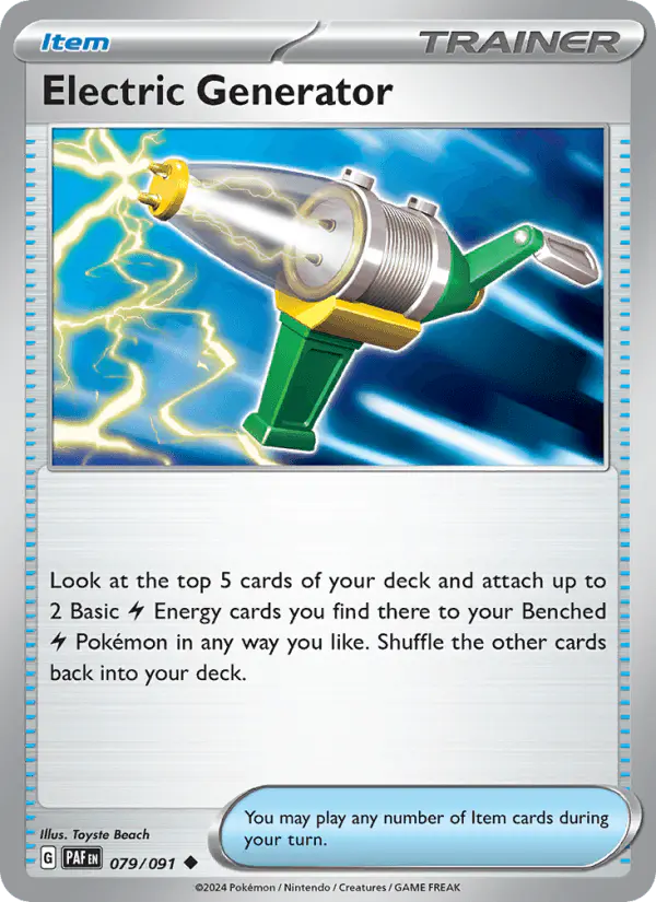 Carta Electric Generator 079/091 de Paldean Fates