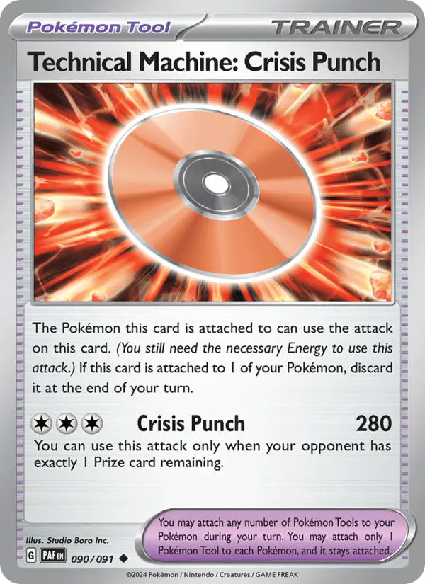 Carta Technical Machine: Crisis Punch 090/091 de Paldean Fates
