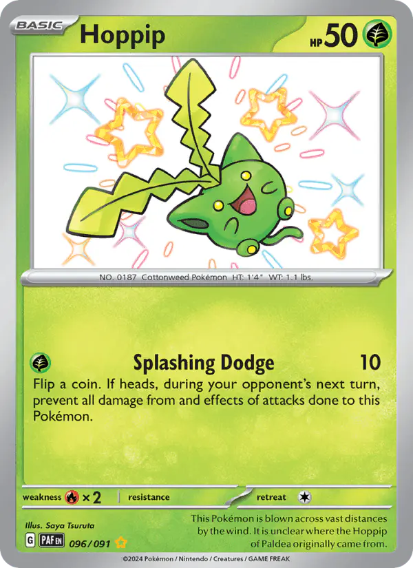 Carta Hoppip 096/091 de Paldean Fates