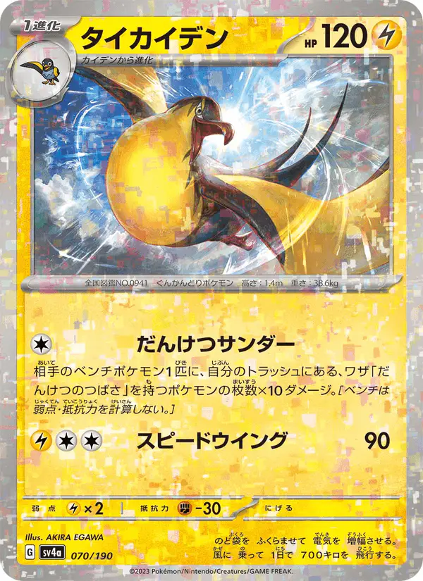 Carta タイカイデン 070/190 de シャイニートレジャーex