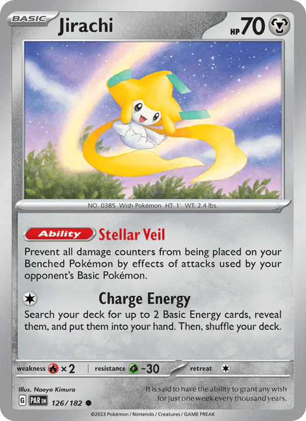 Carta Jirachi 126/182 de Paradox Rift