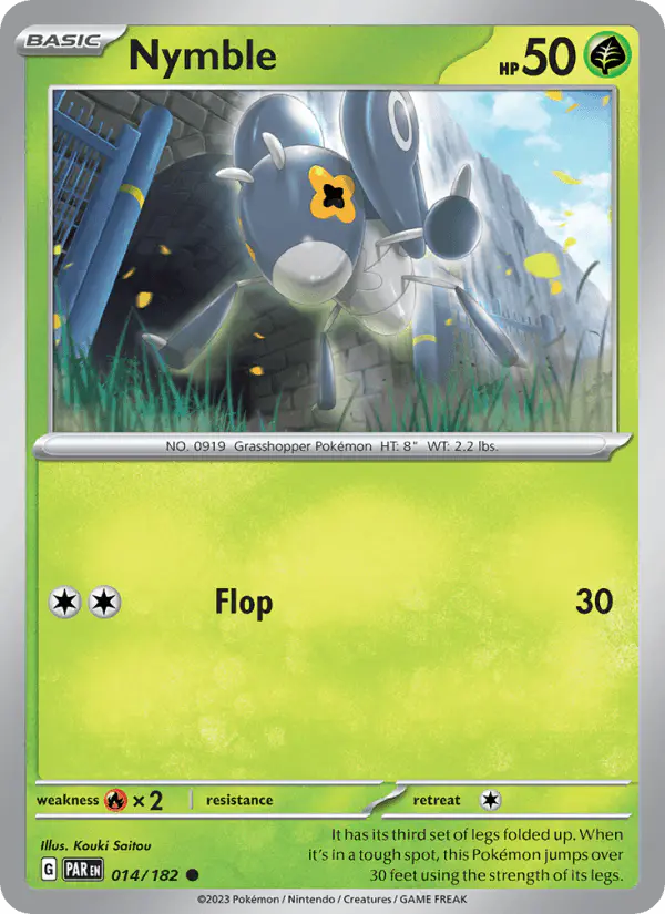 Carta Nymble 014/182 de Paradox Rift