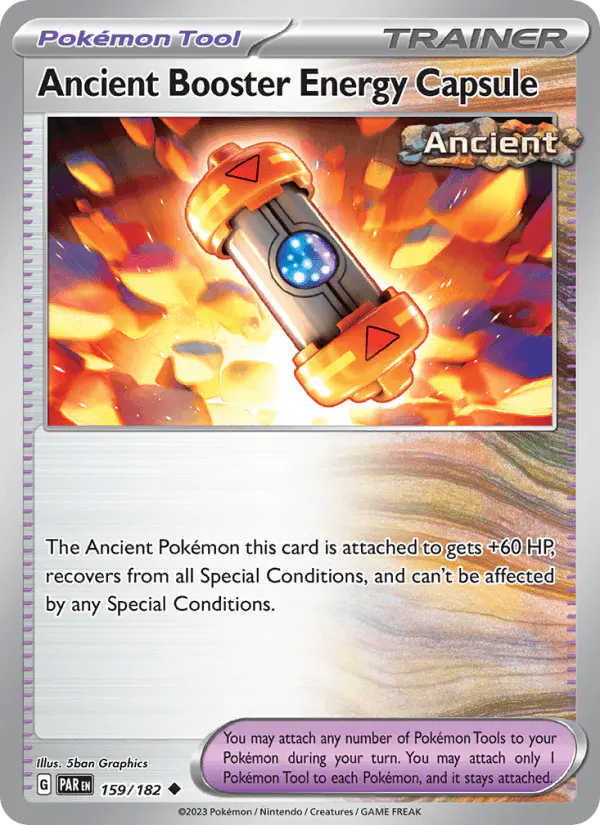 Carta Ancient Booster Energy Capsule 159/182 de Paradox Rift