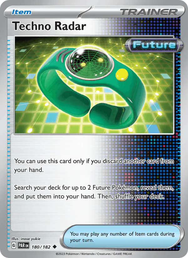 Carta Techno Radar 180/182 de Paradox Rift