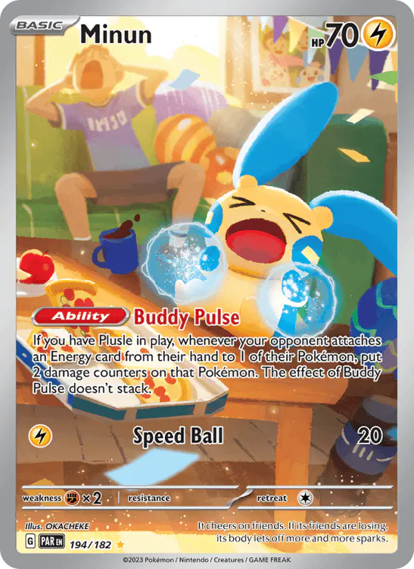 Carta Minun 194/182 de Paradox Rift