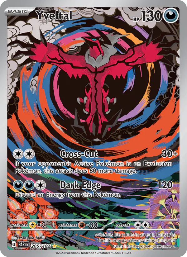 Carta Yveltal 205/182 de Paradox Rift