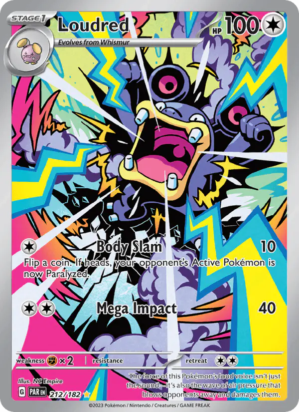Carta Loudred 212/182 de Paradox Rift