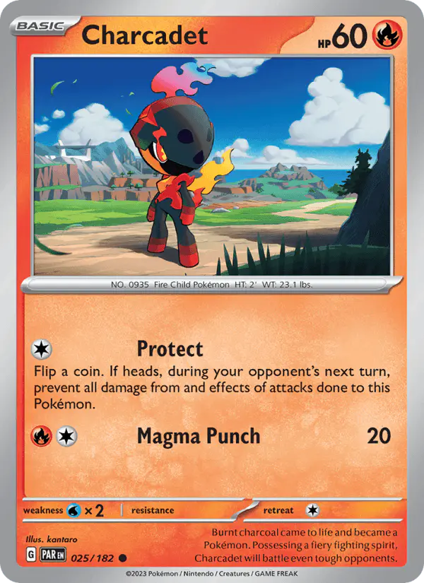 Carta Charcadet 025/182 de Paradox Rift