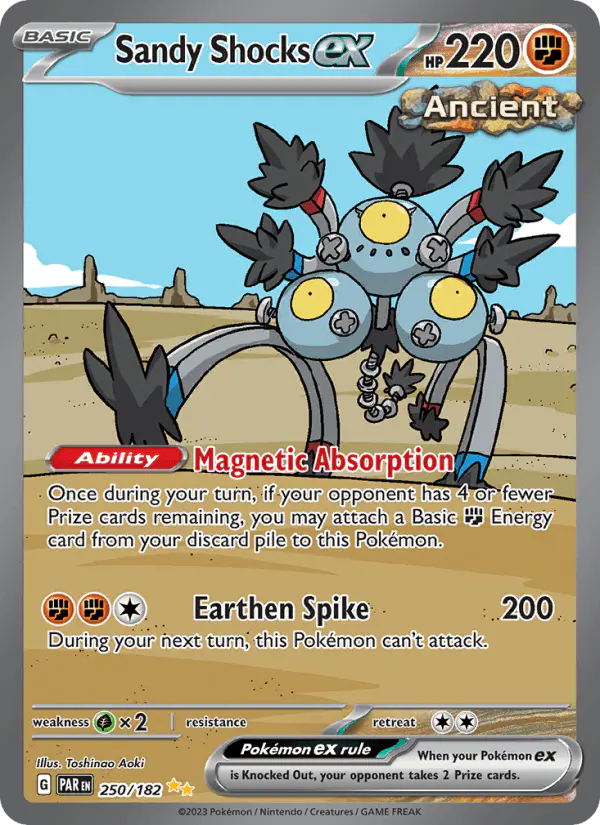 Carta Sandy Shocks ex 250/182 de Paradox Rift