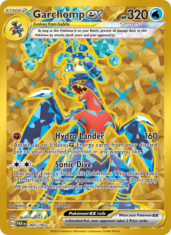 Carta Garchomp ex 260/182 de Paradox Rift