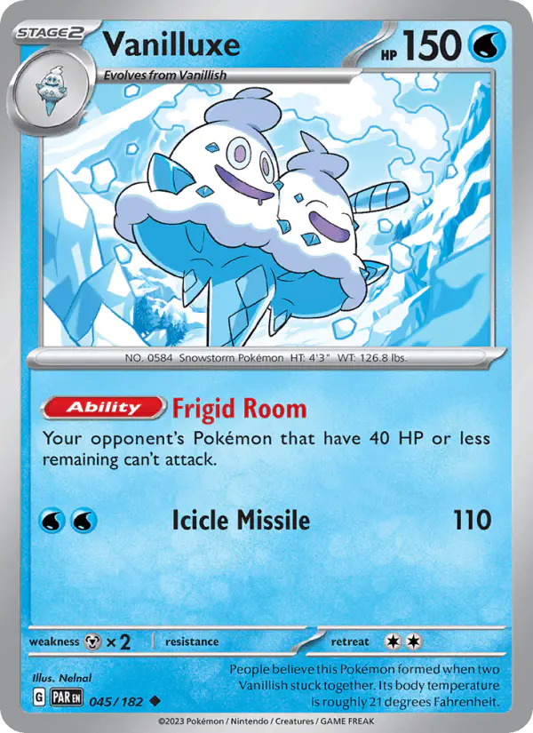 Carta Vanilluxe 045/182 de Paradox Rift