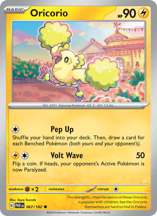 Carta Oricorio 067/182 de Paradox Rift