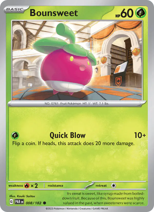 Carta Bounsweet 008/182 de Paradox Rift