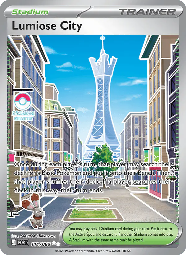 Carta Lumiose City 111/088 de Perfect Order