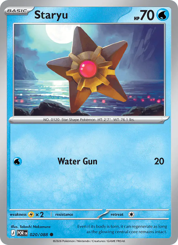 Carta Staryu 020/088 de Perfect Order