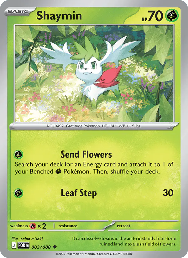 Carta Shaymin 003/088 de Perfect Order
