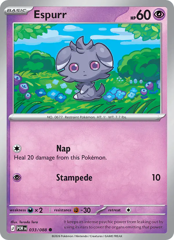 Carta Espurr 033/088 de Perfect Order