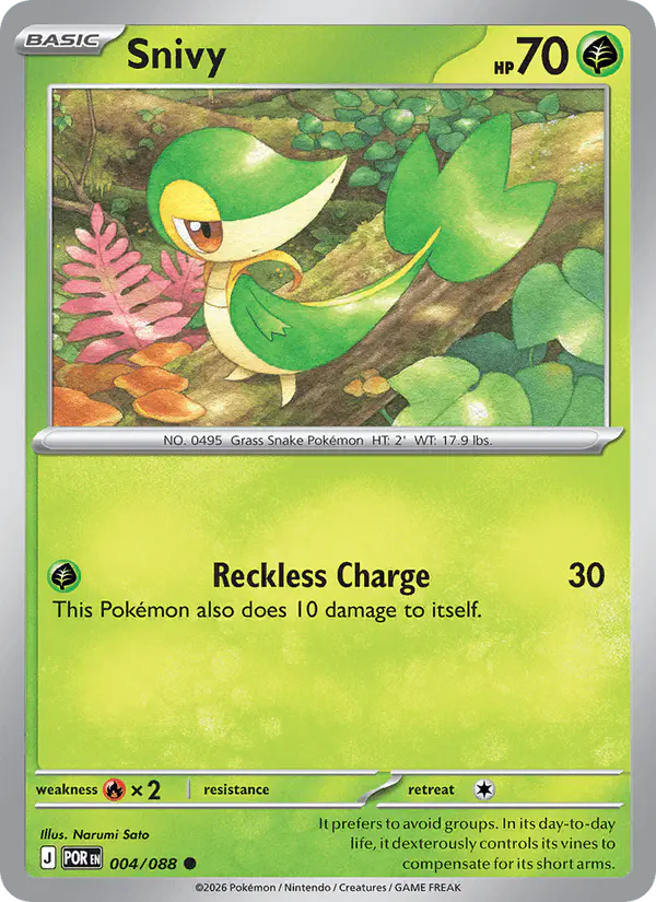 Carta Snivy 004/088 de Perfect Order