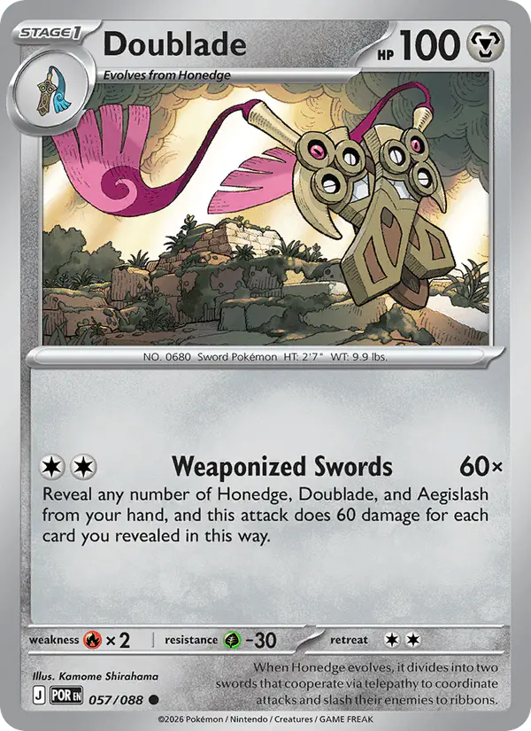 Carta Doublade 057/088 de Perfect Order