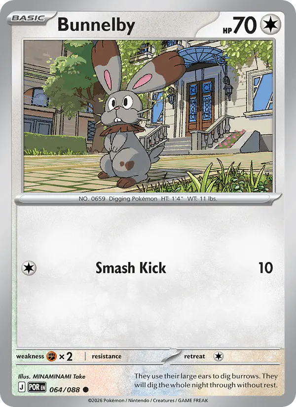 Carta Bunnelby 064/088 de Perfect Order