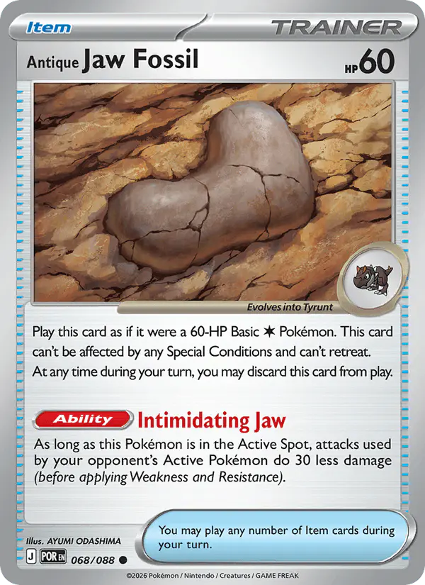 Carta Antique Jaw Fossil 068/088 de Perfect Order