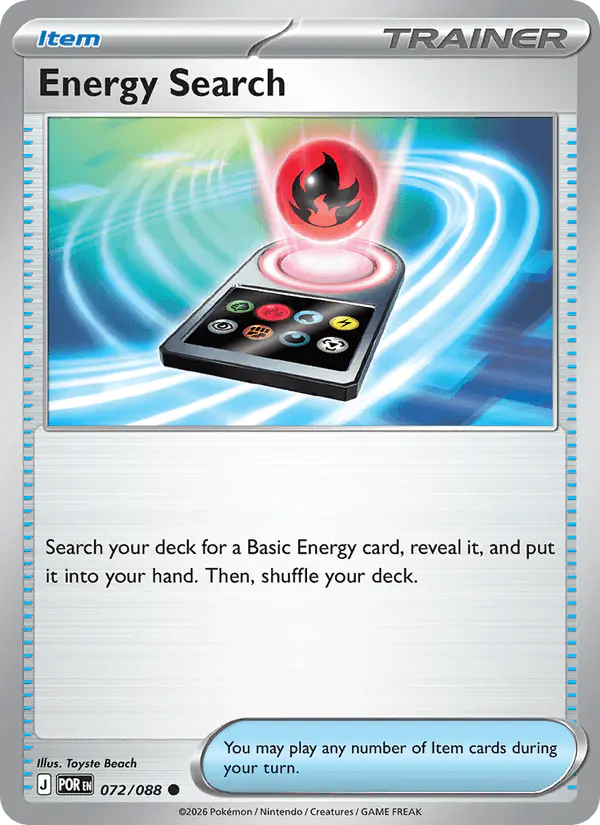 Carta Energy Search 072/088 de Perfect Order
