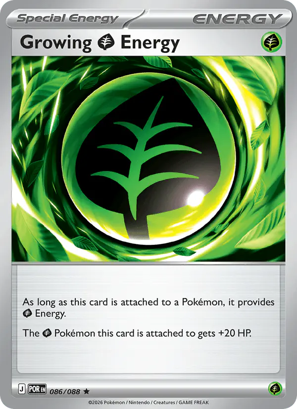 Carta Growing Grass Energy 086/088 de Perfect Order