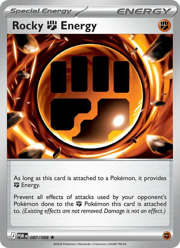 Carta Rocky Fighting Energy 087/088 de Perfect Order