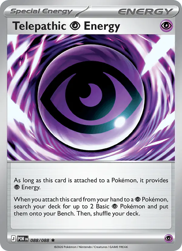 Carta Telepathic Psychic Energy 088/088 de Perfect Order