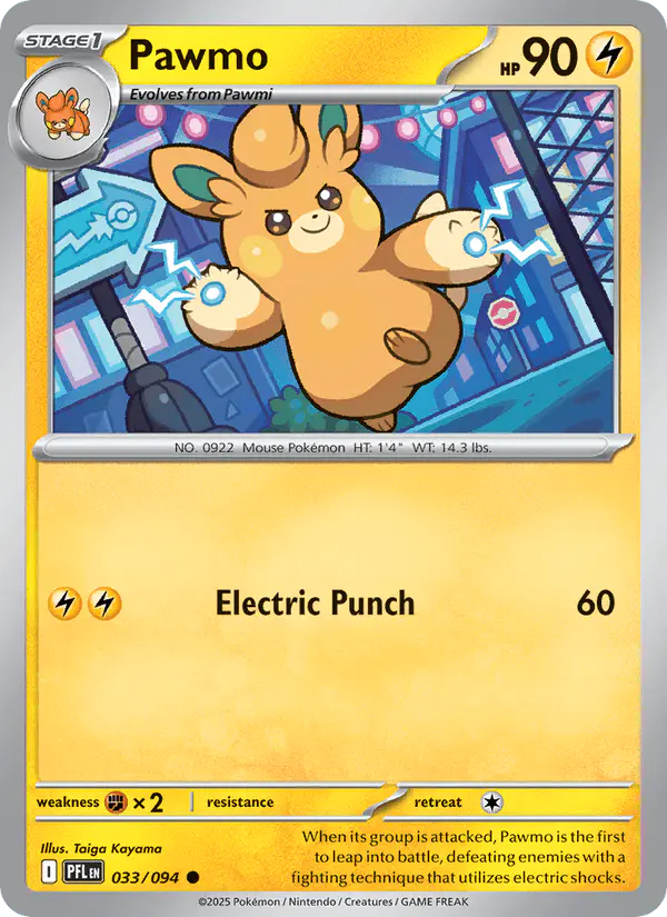 Carta Pawmo 033/094 de Phantasmal Flames
