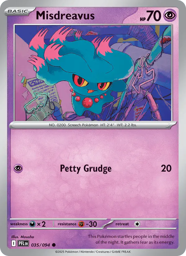 Carta Misdreavus 035/094 de Phantasmal Flames