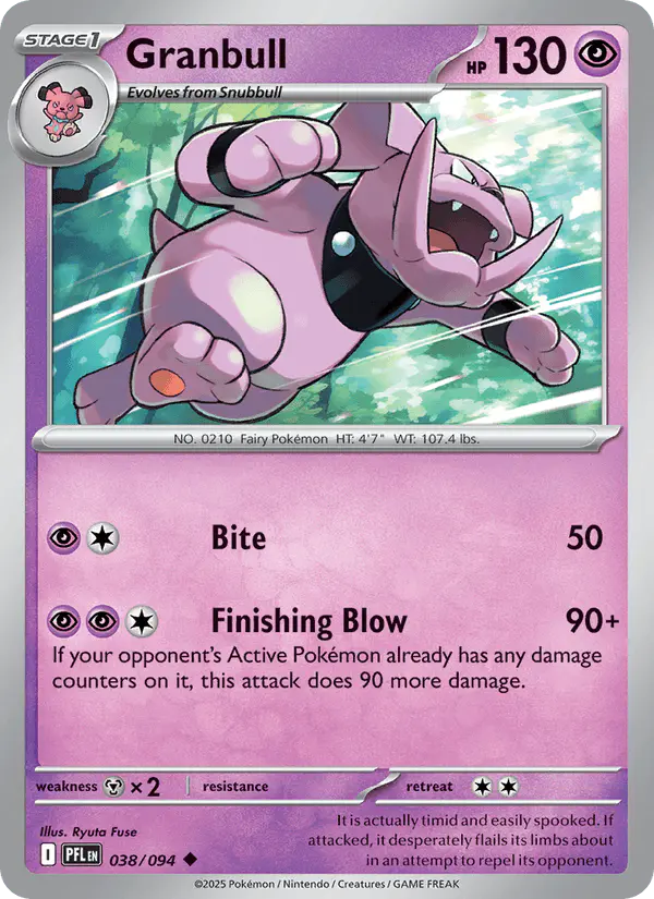 Carta Granbull 038/094 de Phantasmal Flames